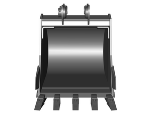 WERK-BRAU Cucharón para rocas de servicio severo para 7,500 - 11,000 lbs. Retroexcavadoras