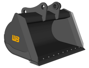 Werk-Brau Ditching & Grading Bucket for 50,000-59,000 lbs. Excavators (25MT)