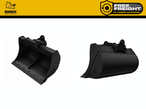 RHINOX Tag / CP / Wain Roy 4000-8000 Lbs. Excavator Ditch Bucket (1.25" T-Pin)