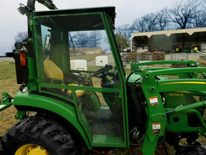 Curtis enclosed plus cab for John Deere 2032R / 2038R tractor
