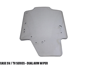 BLUE DIAMOND 1/2" milled edge safety door inserts for skid steer loaders