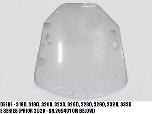 BLUE DIAMOND 1/2" milled edge safety door inserts for skid steer loaders