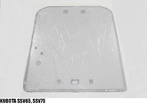 BLUE DIAMOND 1/2" milled edge safety door inserts for skid steer loaders