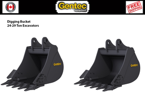 GENTEC Digging Buckets for 24-29 Ton Excavators