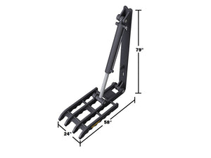 HT2458 Gentec Universal mechanical excavator thumbs, 40000-54000 lbs excavators