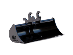 RHINOX ditching and grading buckets for 2mt class excavators (2500 to 4000 Lbs.)