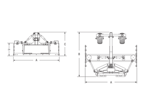 HLA grader box for skid steer