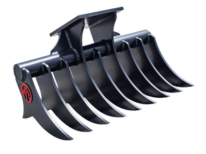 MONGO 40" Excavator Rake for 3 to 5 ton excavators