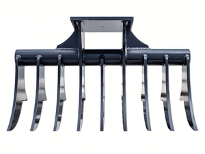 MONGO 40" Excavator Rake for 3 to 5 ton excavators