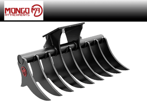 MONGO 46" rake for 6 to 10 ton excavators