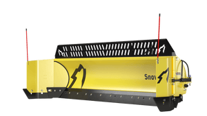 SnowWolf QuattroPlow arado lateral automático para cargadoras de ruedas