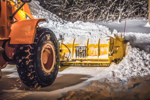 SnowWolf QuattroPlow arado lateral automático para cargadoras de ruedas