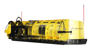 SnowWolf QuattroPlow arado lateral automático para cargadoras de ruedas