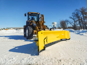 SnowWolf QuattroPlow arado lateral automático para cargadoras de ruedas