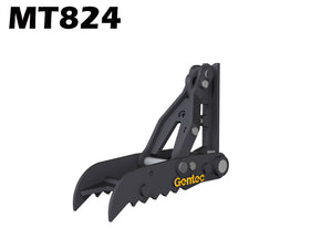 MT824 Gentec Universal mechanical excavator thumbs, 4000-9900 lbs excavators