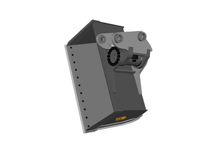 WERK-BRAU Hydraulic Actuator Tilt Bucket for 33,000 - 50,000 lbs. Excavators. (15 & 20MT)