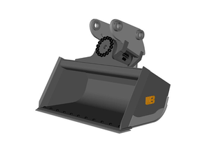 WERK-BRAU Hydraulic Actuator Tilt Bucket for 33,000 - 50,000 lbs. Excavators. (15 & 20MT)
