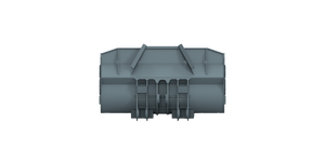 WERK-BRAU Two-Pass Bucket for Wheel loaders 43,000 - 51,000 lbs. (class 5)