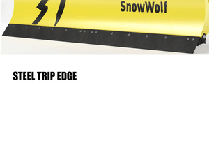 SnowWolf Apex Pusher XT (APXT) for backhoe loaders and compact wheel loaders