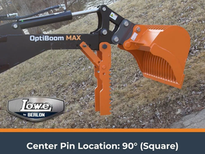 BERLON / LOWE Optiboom Max for skid steer loader