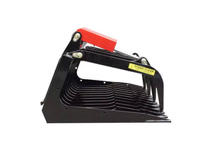 Messer brush grapple for skid steer