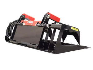 Messer brush grapple for skid steer
