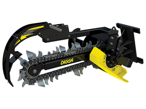 Zanjadora DIGGA Bigfoot para excavadoras de hasta 4,5 T (4 pies)