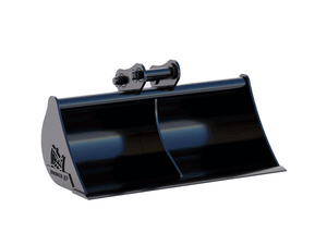 RHINOX ditching and grading buckets for 1mt class excavators (1500 to 2500 Lbs.)