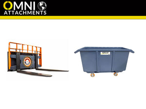 DANIEL MFG roto fork and demolition carts