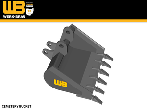 Werk-Brau Cemetery Buckets for 2,100-11,000 lbs. Excavators (mini 76, 1 & 15)