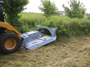 Baumalight CF572 Open Front Rotary Brush Cutter | 72" Skid Steer Brush Mower