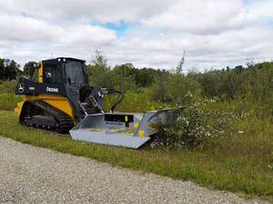 Baumalight CF572 Open Front Rotary Brush Cutter | 72" Skid Steer Brush Mower