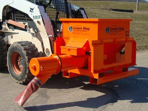 EZG Cement Hog for skid steer loaders