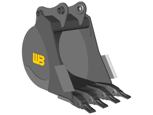 WERK-BRAU Balde para rocas de coral para 11,000 - 14,000 lbs. Excavadoras. (Mini 3)