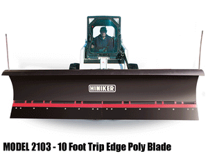 HINIKER CONVENTIONAL SNOW PLOW FOR SKID STEER