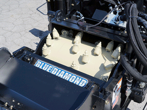 BLUE DIAMOND High Flow Cold Planer for Skid Steer 16" to 30" wide