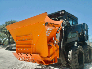 EZG crusher for skid steer