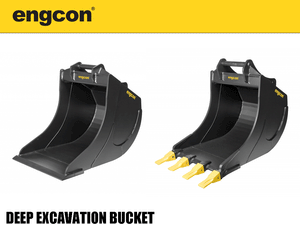 ENGCON Deep Excavation Buckets for Excavators with S Type coupler