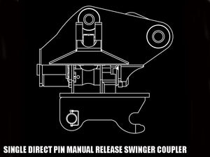 Sistemas de acoplador WAIN ROY de 1/4 de yarda para excavadoras y retroexcavadoras de 12 500 a 16 000 lb, incluidos Wain Roy, CF, Gannon y Helac
