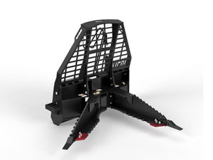 VIRNIG Digging tree puller for skid steer