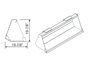 ATI Group E-Series utility tractor bucket