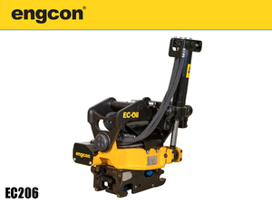 ENGCON EC206 tiltrotator coupler for 8800 to 13000 lbs. excavators