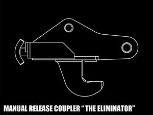 Sistemas de acoplador WAIN ROY de 1/4 de yarda para excavadoras y retroexcavadoras de 12 500 a 16 000 lb, incluidos Wain Roy, CF, Gannon y Helac