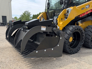 Spider Attachments Extreme Duty Rock Grapple For Skid Steer Loader