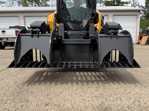 Spider Attachments Extreme Duty Rock Grapple For Skid Steer Loader