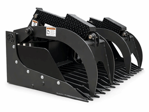 Spider Attachments Extreme Duty Rock Grapple For Skid Steer Loader
