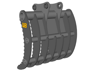 WERK BRAU Grading Rake for Excavators 42,000 - 59,000 lbs (20 & 25MT)
