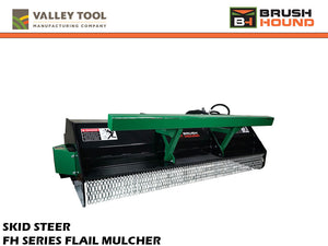 BRUSH HOUND FH series flail forestry brush mulcher for skid steers