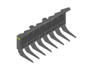 WERK-BRAU Grading Rake for Wheel loaders 33,000 - 43,000 lbs. (class 4)