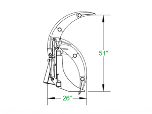 SPIDER Heavy Duty Grapple Rake for skid steer loaders